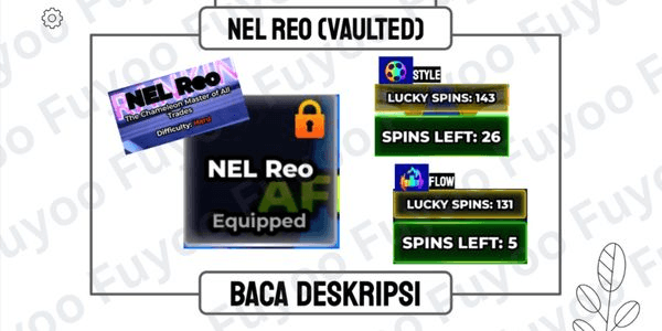 Gambar Product Lucky Spins(Style) + (Flow) - Akun Starter Datpol