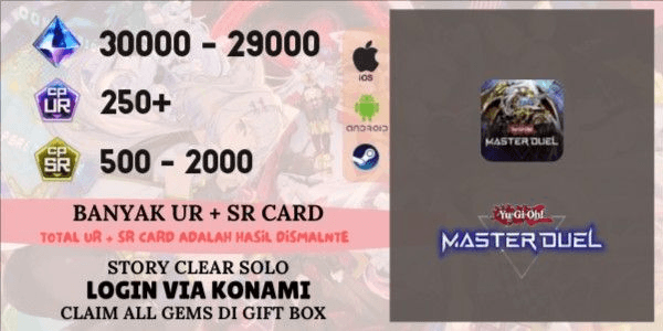 Gambar Product Akun Gacha Yu-Gi-Oh! Master Duel - 2