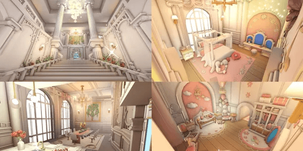 Adopt me Royal Palace Pink Victorian Coquette House