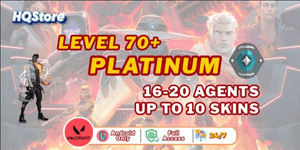 [AP | PC] Level 70+ | 16-20 Agents | Platinum | Up to 10 Skins | Full access - Valorant