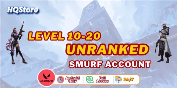 [SEA Region] Smurf Account | Level 10–20 | Unranked | Full Access - Valorant
