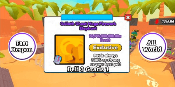 Gambar Product [All World] 300% As Strong As Your Best Pet