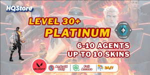 [AP | PC] Level 30+ | 6-10 Agents | Platinum | Up to 10 skins | Full access - Valorant