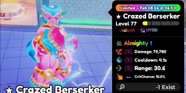 Gambar Product Crazed Berserker (Evo) Almighty