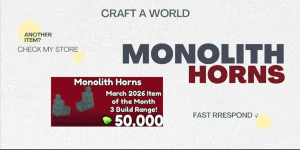 Monolith Horn| Craft a World