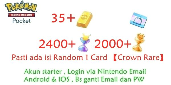 Gambar Product Akun Pokemon TCG Pocket TCGP-4