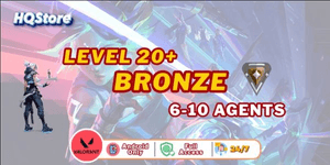 [AP | PC] Level 20+ | 6-10 Agents | Bronze | Full access - Valorant