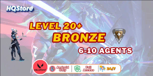 [AP | PC] Level 20+ | 6-10 Agents | Bronze | Full access - Valorant