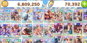 SSR Support Card Premium Selection + Carats (Japan) Account
