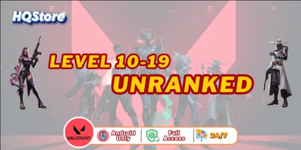 Level 10-19 | Unranked | All Details Changeable - Valorant