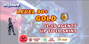 [AP | PC] Level 90+ | 11-15 Agents | Gold | Up to 10 Skins | Full access - Valorant