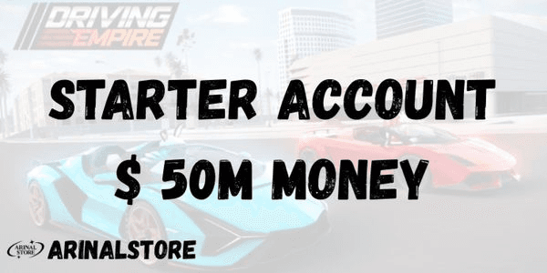 Gambar Product Akun Driving Empire Money 50M+