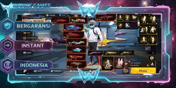 Gambar Product EVOGUN 10 MAX 4 OTW 5 MAX SG RAPPER, LUMUT, GURUN PASIR VAULT 472 EMOTE 73 ANIMATION 4 FIST 1 BAG 101 SKYWING 3 WEAPON 463