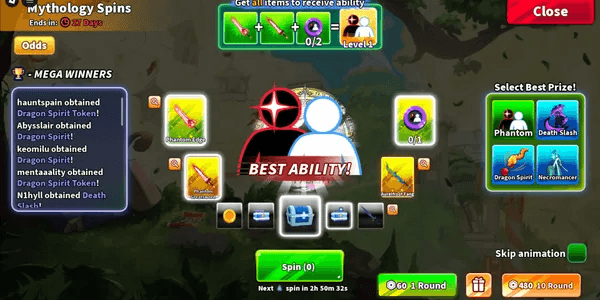 10 Spins
