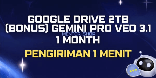Gambar Product GOOGLE DRIVE 2TB + GEMINI AI PRO 1 MONTH