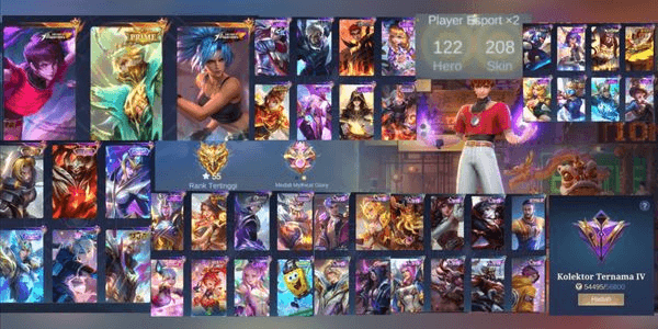 Gambar Product AKUN ML PRIME GRANGER + DLL