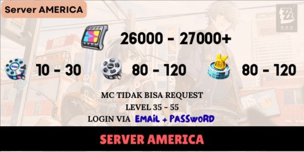 Gambar Product Reroll Account READY TO GACHA Starter [America] - 2