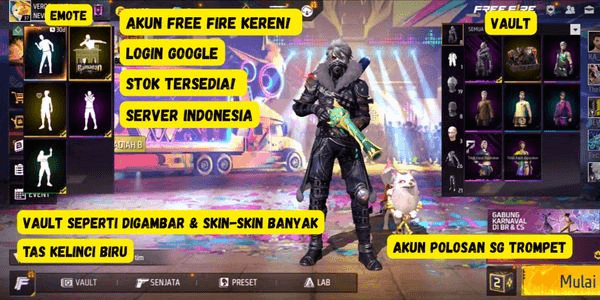 Gambar Product FREE FIRE NEWBIE ACCOUNT (NEW)