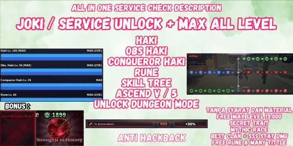 Gambar Product Joki All in One Service - Read Description