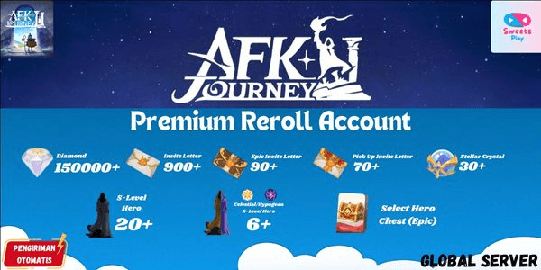 Gambar Product [GLOBAL] Afk Journey Premium Starter Reroll Account