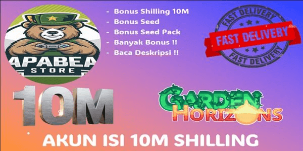Gambar Product Akun Starter Garden Horizons - Bonus Shilings/Money - Bonus Seed