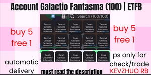 Account 100 Galactio Fantasma | ETFB
