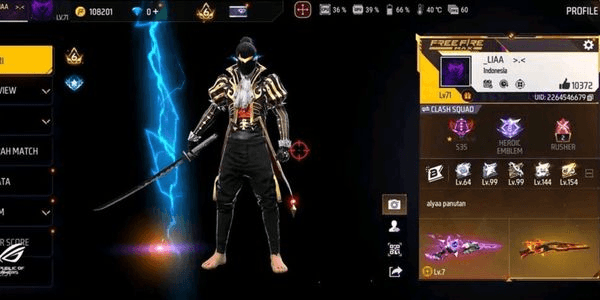 Gambar Product FF ACCOUNT STRONG SG EVO MAX, XM8 MAX & SG METEOR + OBITO BUNDLE HURRY UP BUY SAFE ANTI HACK BACK GUARANTEED 1000% VERY CHEAP