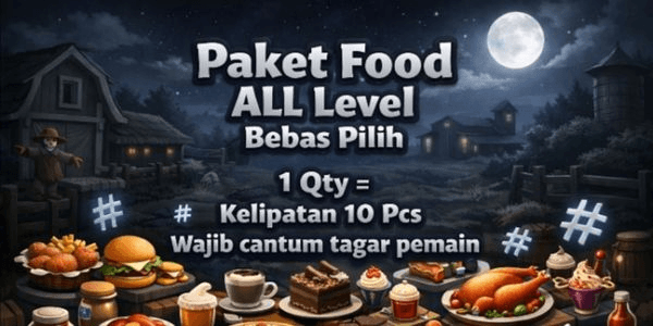Gambar Product Paket Food = 10Pcs - UpgradeYourLevel