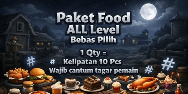 Paket Food = 10Pcs - UpgradeYourLevel