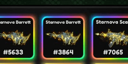 Gambar Product 3 mythic weapon server 99 (MUST CHECK DESCRIPTION BEFORE BUYING) - Hypershot Roblox