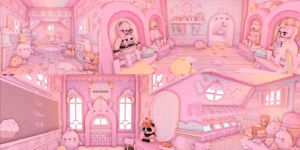 Molang Queenslander Cute Pink House