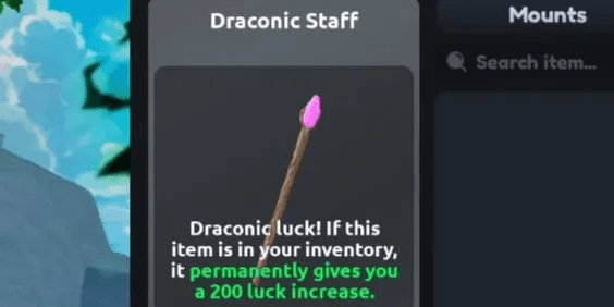 Mount RNG | Draconic Staff