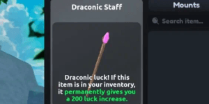 Mount RNG | Draconic Staff