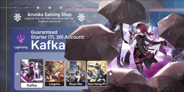 AKUN STARTER - KAFKA + LINGSHA + RUAN MEI + DAN HENG PT || LENGKAPNYA CEK DESKRIPSI [ASIA]