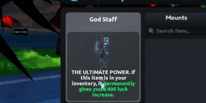 Mount RNG | God Staff