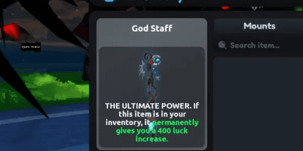 Mount RNG | God Staff
