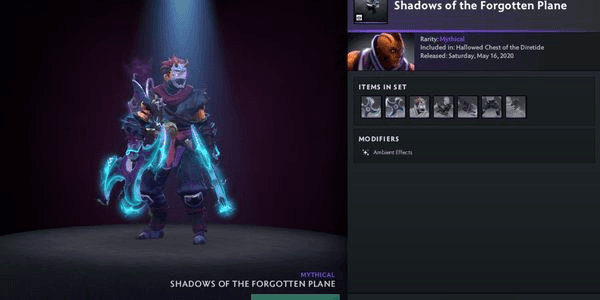 Gambar Product Shadows of the Forgotten Plane (Anti-Mage Set Diretide 2020)