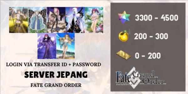 Akun Reroll Fate Grand Order/FGO [JP] - 37