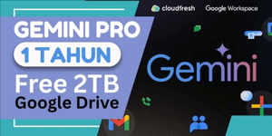 GEMINI AI PRO 1 YEAR + VEO 3 + GOOGLE DRIVE 2TB