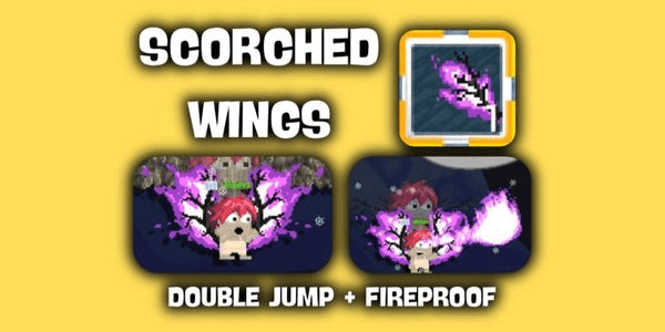 Gambar Product SCORCHED WINGS (Double Jump + Fireproof)