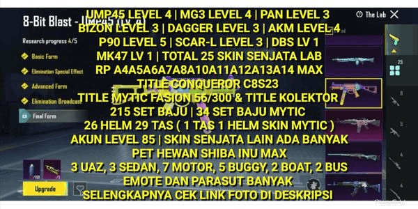 Gambar Product PUBG SUPER PERSONAL SULTAN