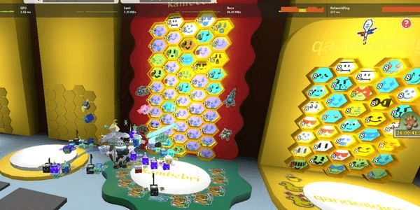 Gambar Product 50 BEES  BLUE HIVE MID-END GAME UNLOCK PETAL BELT, PETAL WAND , COCONUT CLOGS ALL GAMEPASS ON