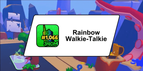 Rainbow Walkie Talkie - Pickaxe Simulator