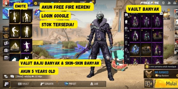 Gambar Product AKUN FREE FIRE NEWBIE (BARU)
