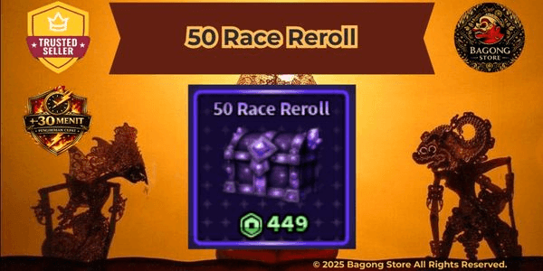 Gambar Product 50 Race Reroll