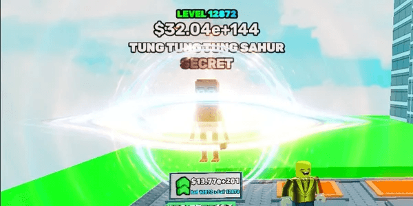 >SWING OBBY for Brainrots LVL 12000 Tung Tung Tung Sahur (32.04+e144) Money / SECRET brainrot Super Op!