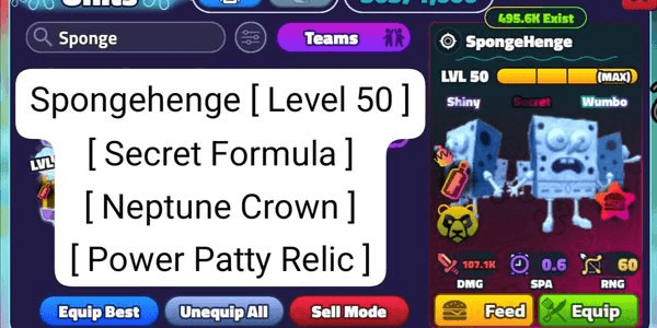 Gambar Product Spongehenge (Shiny Wumbo)