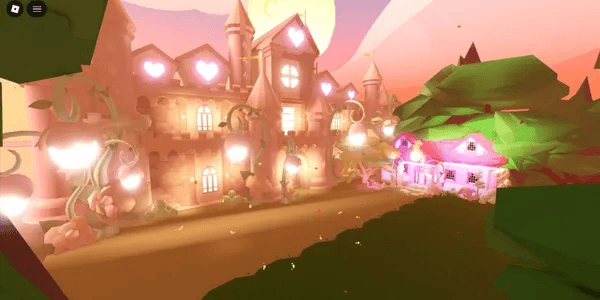 Big forest castle village