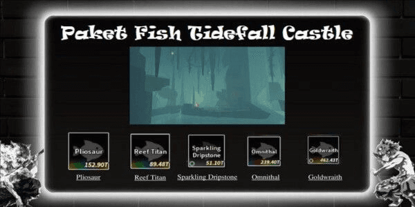 Gambar Product paket fish tidefall castle (inner tidefall castle set)