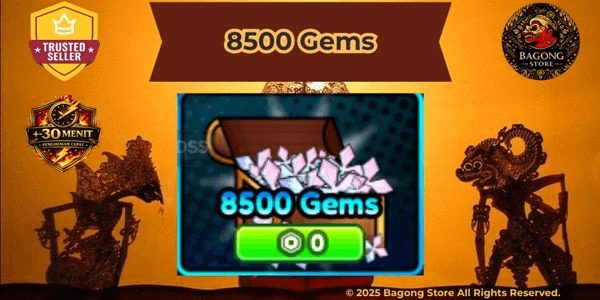 Gambar Product 8,500 Gems